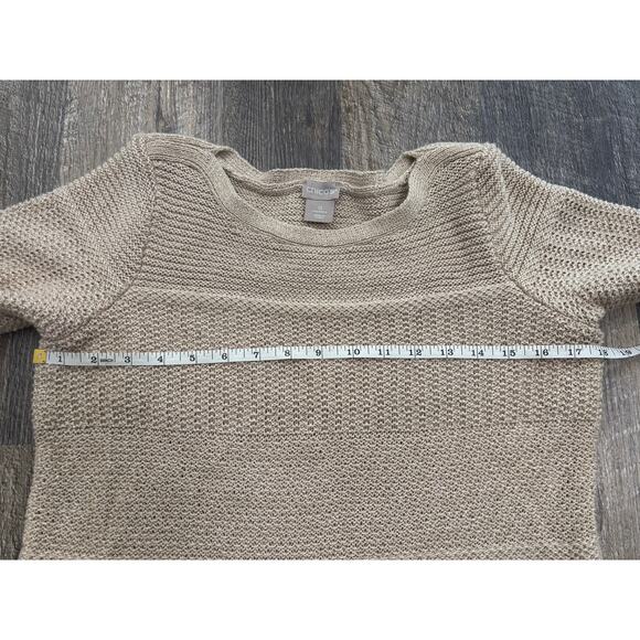 Chico's Women's Beige Knit Sweater Size 0 - Picture 6 of 7